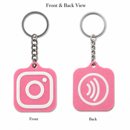 Smart Instagram NFC Keychain | Tap to Open Profile